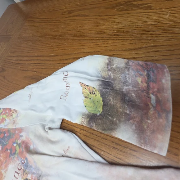 C J Banks 3/4 Sleeve Top Autumn Time Romance Plus Size 1X - Picture 4 of 10